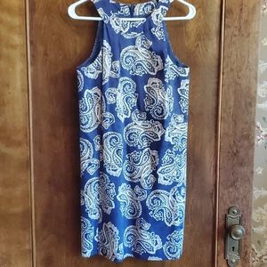 LOFT PAISLEY PETITE DRESS